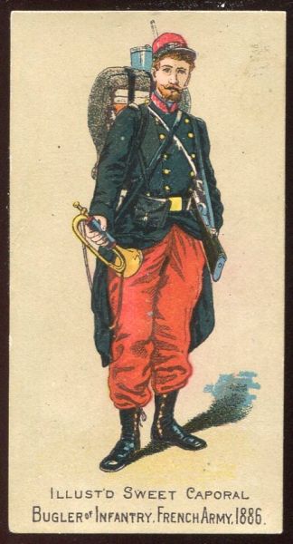 348 Bugler of Infantry French Army 1886